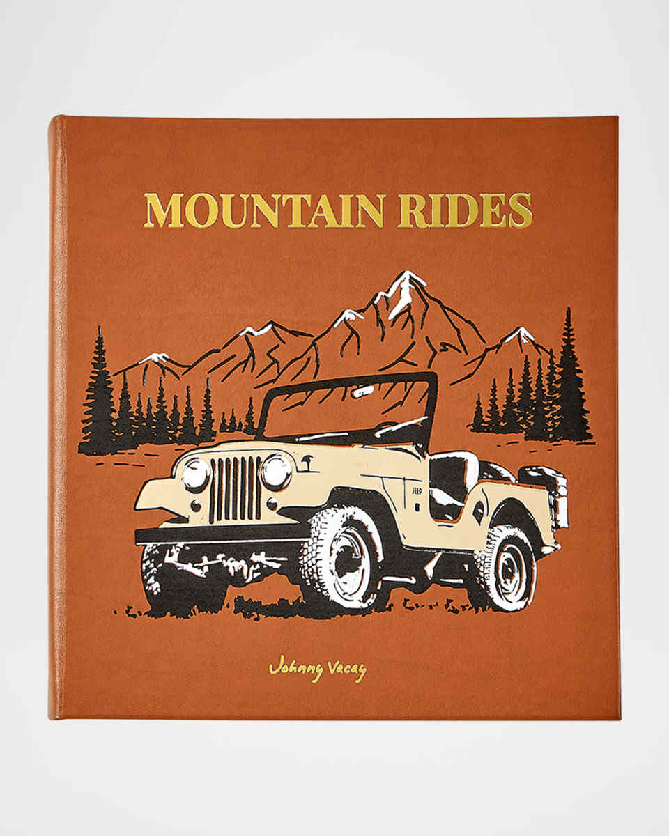 "Mountain Rides" Leather-Bound Book by Johnny Vacay